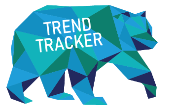 Abstract bear labelled trend tracker