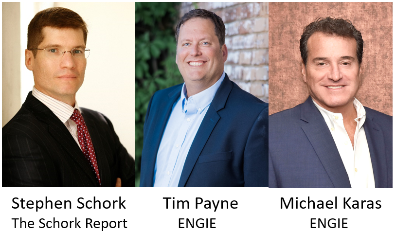 Headshots of Stephen Schork, Tim Payne, and Michael Karas