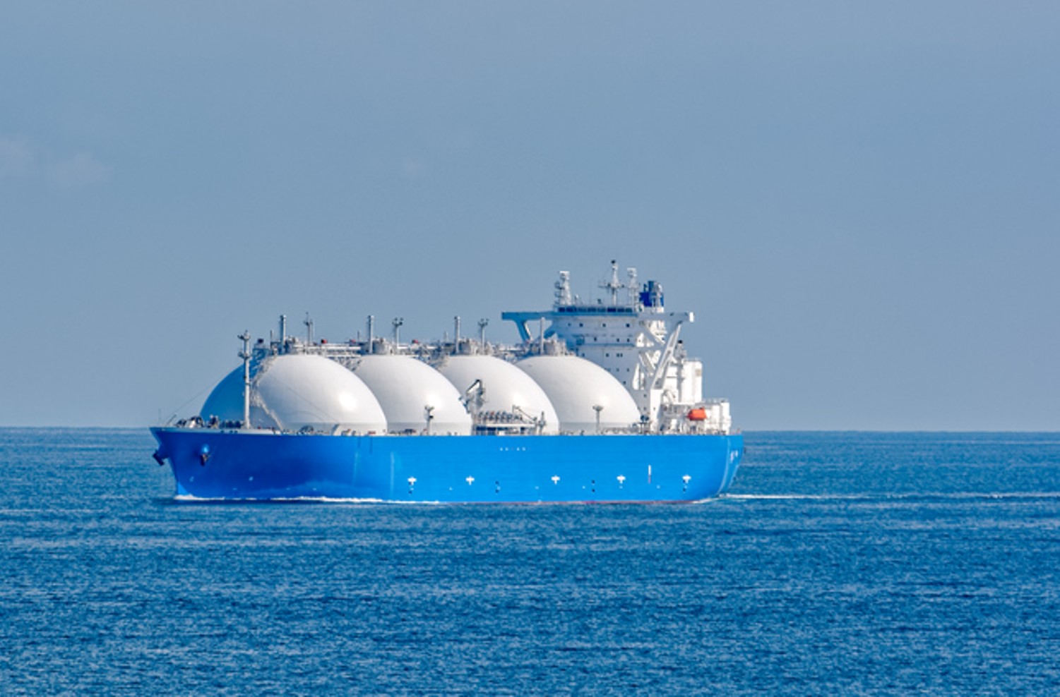 LNG Tanker at sea