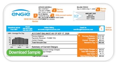 ENGIE Sample Bill