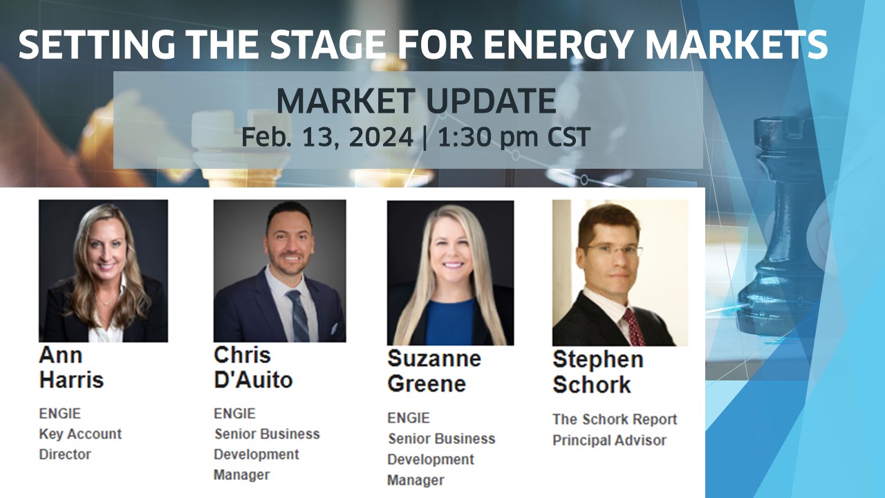 Setting the Stage for Energy Markets