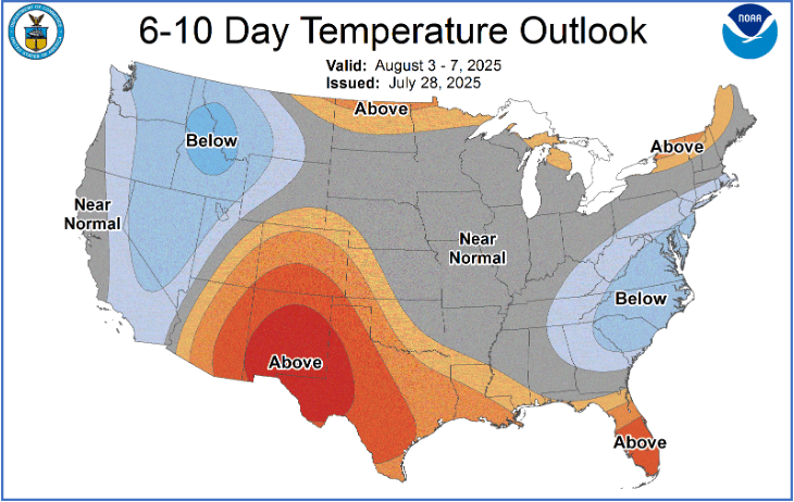 6-10 Day Temperature Outlook