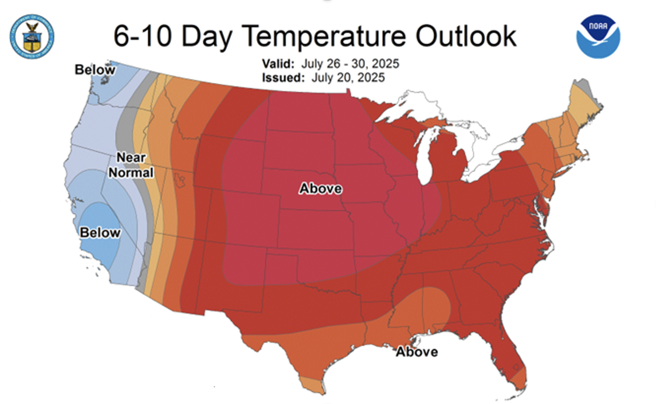 6-10 Day Temperature Outlook