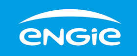 ENGIE Resources Logo - Solid White on Blue