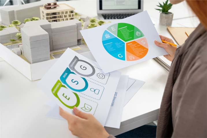 Women looking at papers