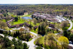 Crosslands Campus Drone Shot